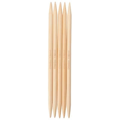 ChiaoGoo Bamboo Double Point Needles 6"