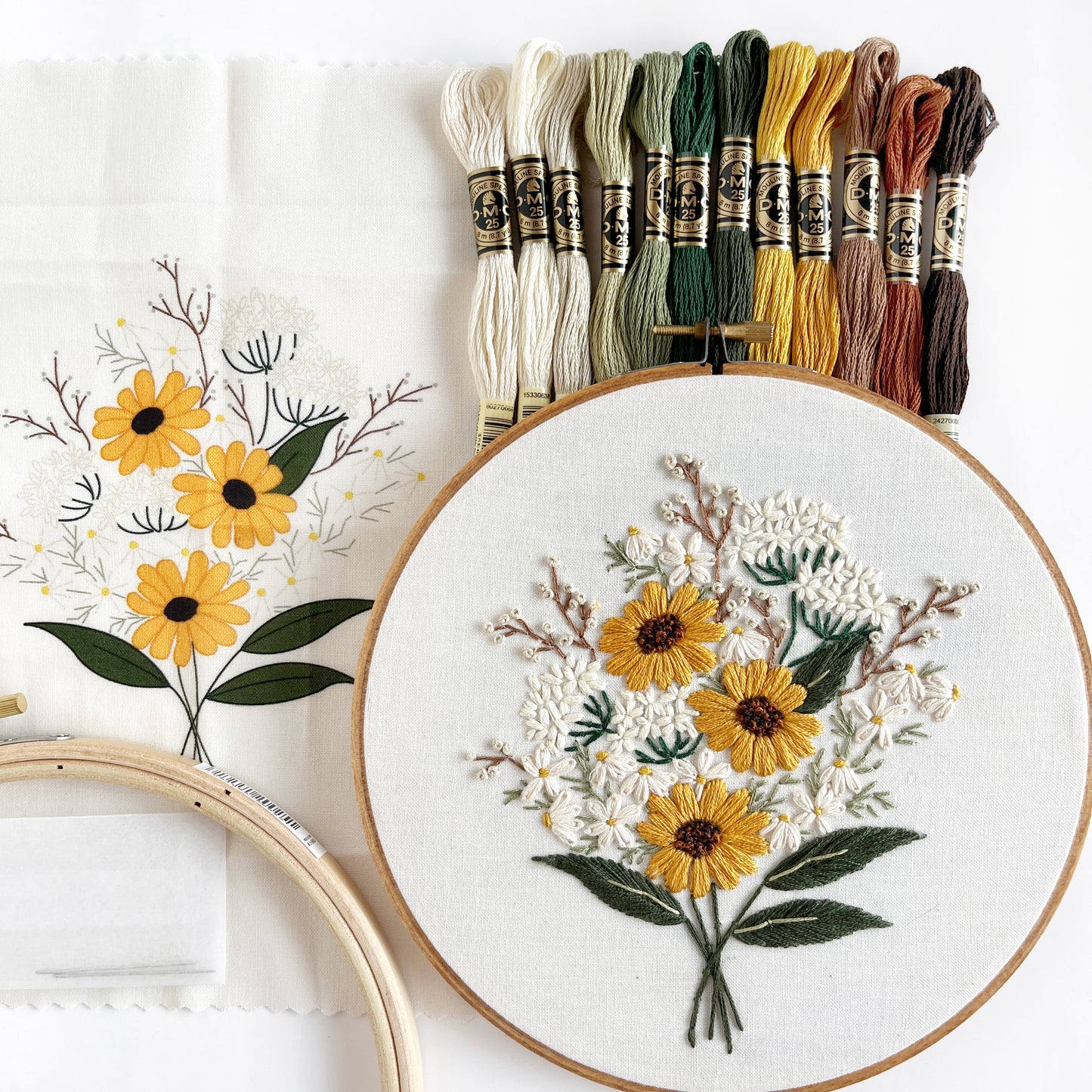 Florals and Floss Embroidery Kits
