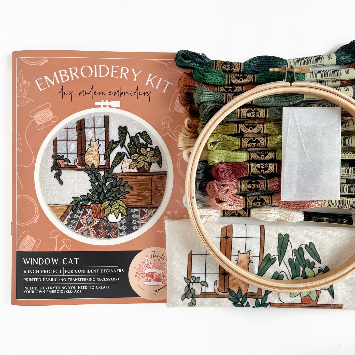 Florals and Floss Embroidery Kits