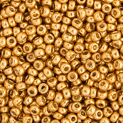John Bead Miyuki Seed Beed 11/0, 22g Galvani Duracoat Gold