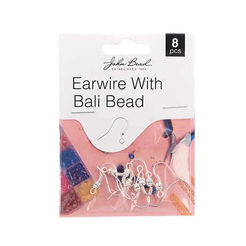 Must Have Findings - Earwire with Bali Bead