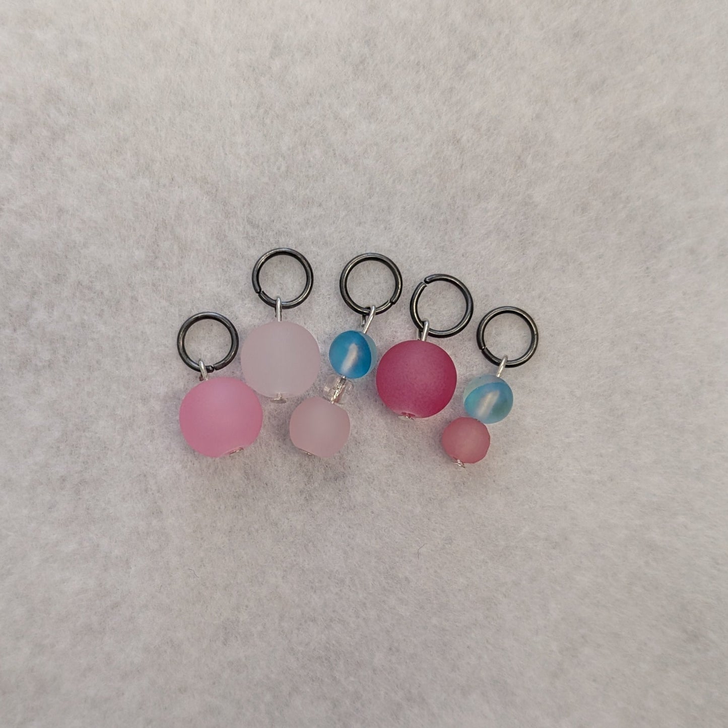 Purple Owl Handmade Stitch Markers