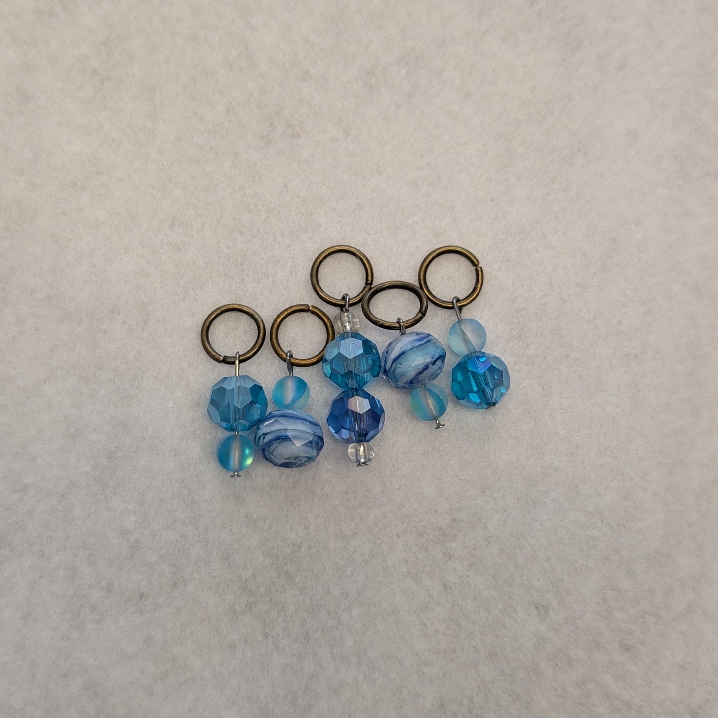 Purple Owl Handmade Stitch Markers