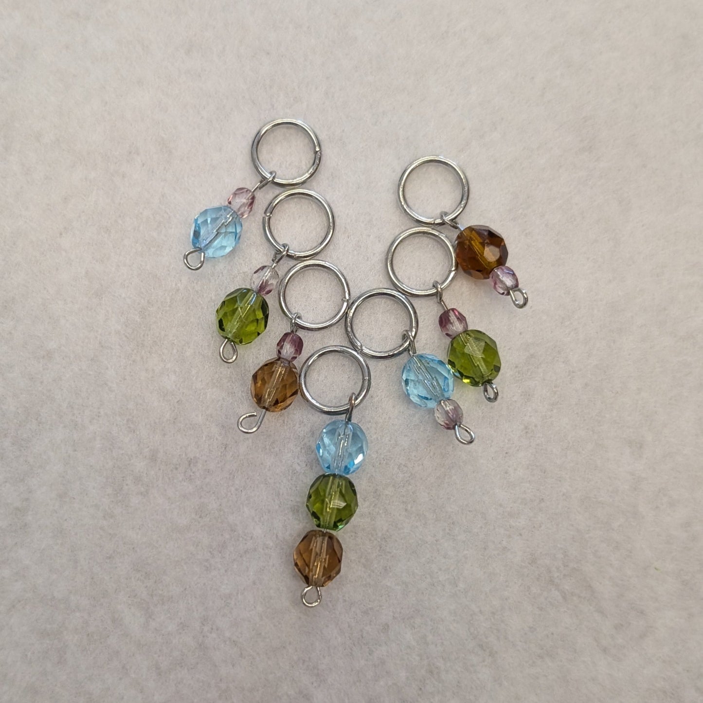 Purple Owl Handmade Stitch Markers