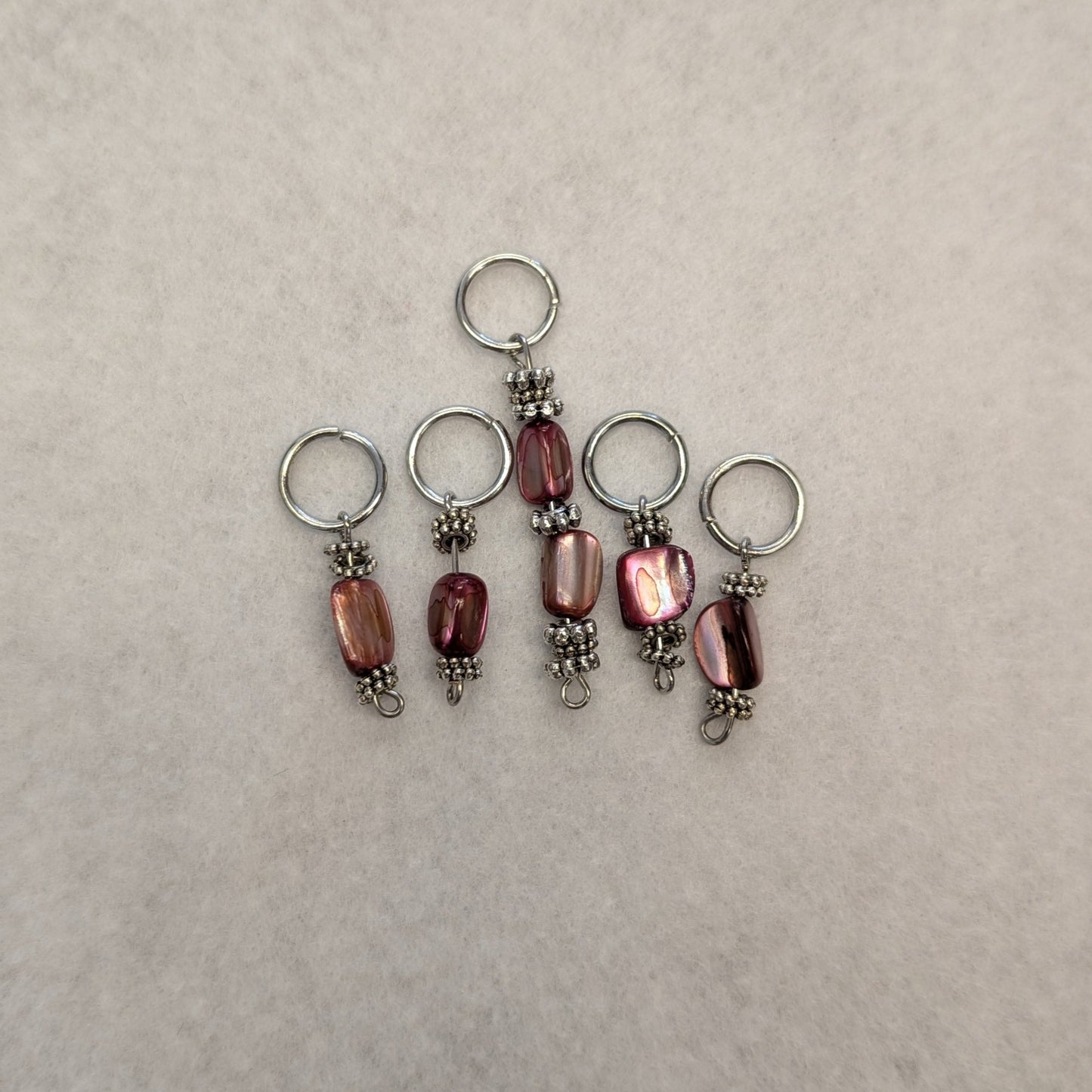 Purple Owl Handmade Stitch Markers