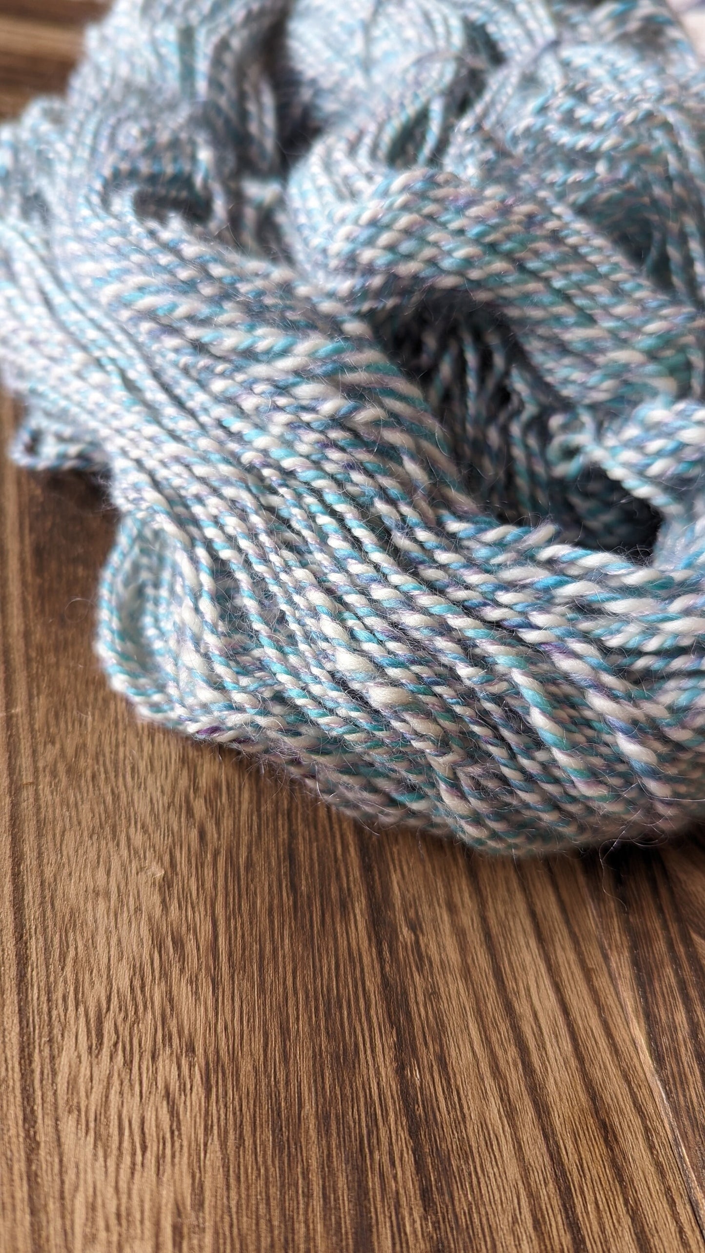Merino Handspun Yarn | DK Weight | Lavender Sunrise