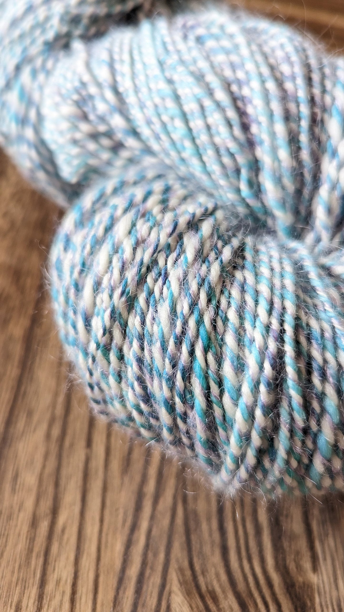 Merino Handspun Yarn | DK Weight | Lavender Sunrise