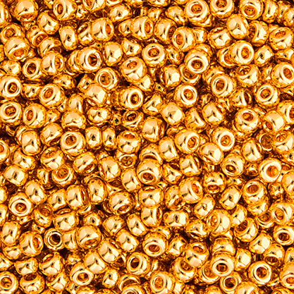 John Bead Miyuki Seed Beed 11/0, 5.2g 24kt Gold Plated