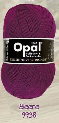 Opal Sock Solid Uni - 4ply