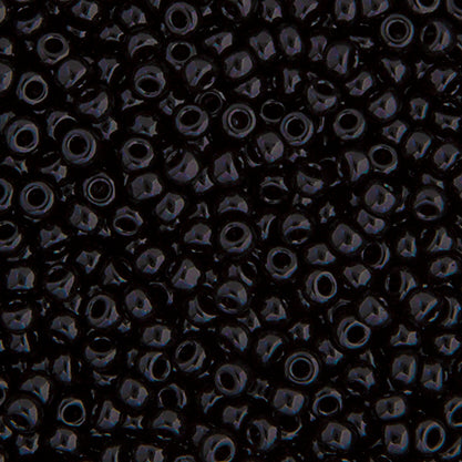 John Bead Miyuki Seed Beed 11/0, 22g Black Opaque