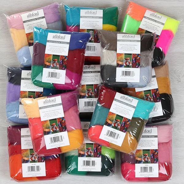 Ashford's Corriedale Colour Theme Packs