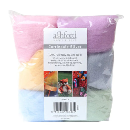 Ashford's Corriedale Colour Theme Packs