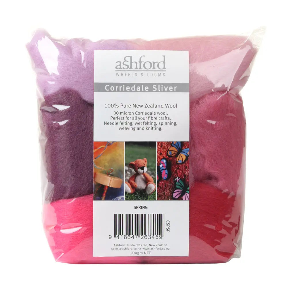 Ashford's Corriedale Colour Theme Packs