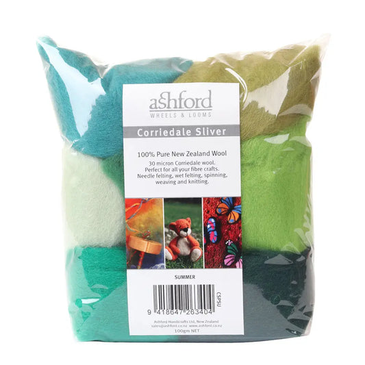 Ashford's Corriedale Colour Theme Packs