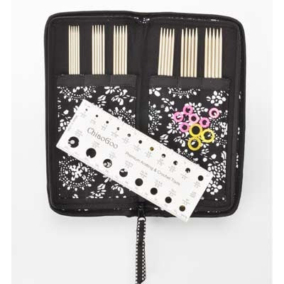 ChiaoGoo 6600 Sock Set Steel 6"/15cm DPN