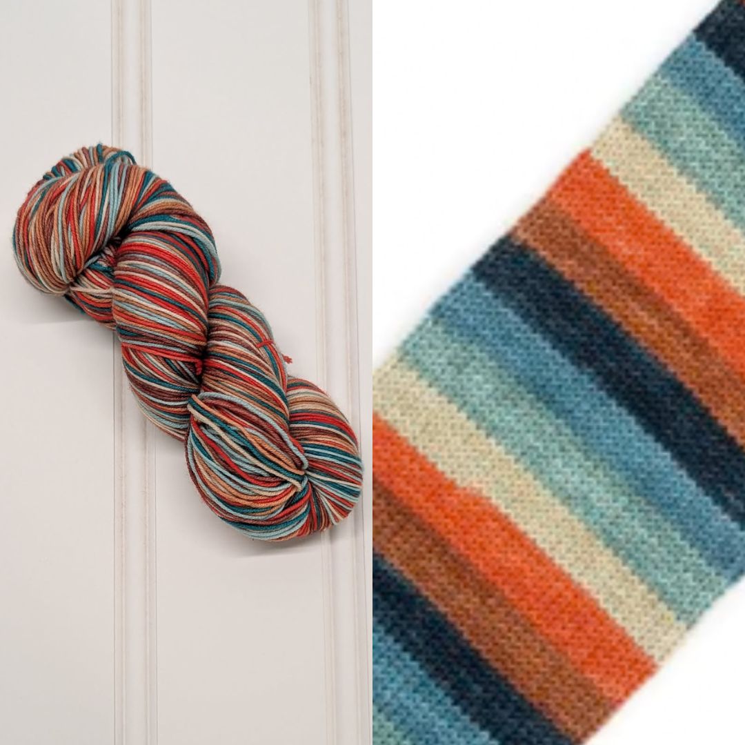 MudPunch | Self-Striping Sock Yarn