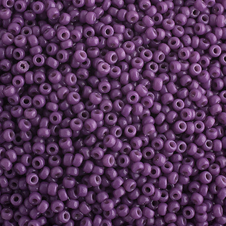 John Bead Miyuki Seed Beed 11/0, 22g  Dark Orchid Opaque Duracoat