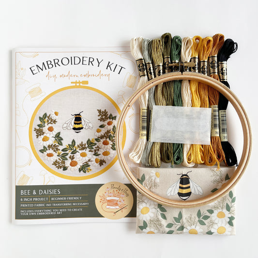 Florals and Floss Embroidery Kits