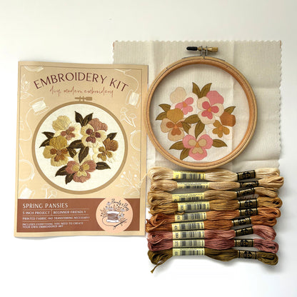 Florals and Floss Embroidery Kits