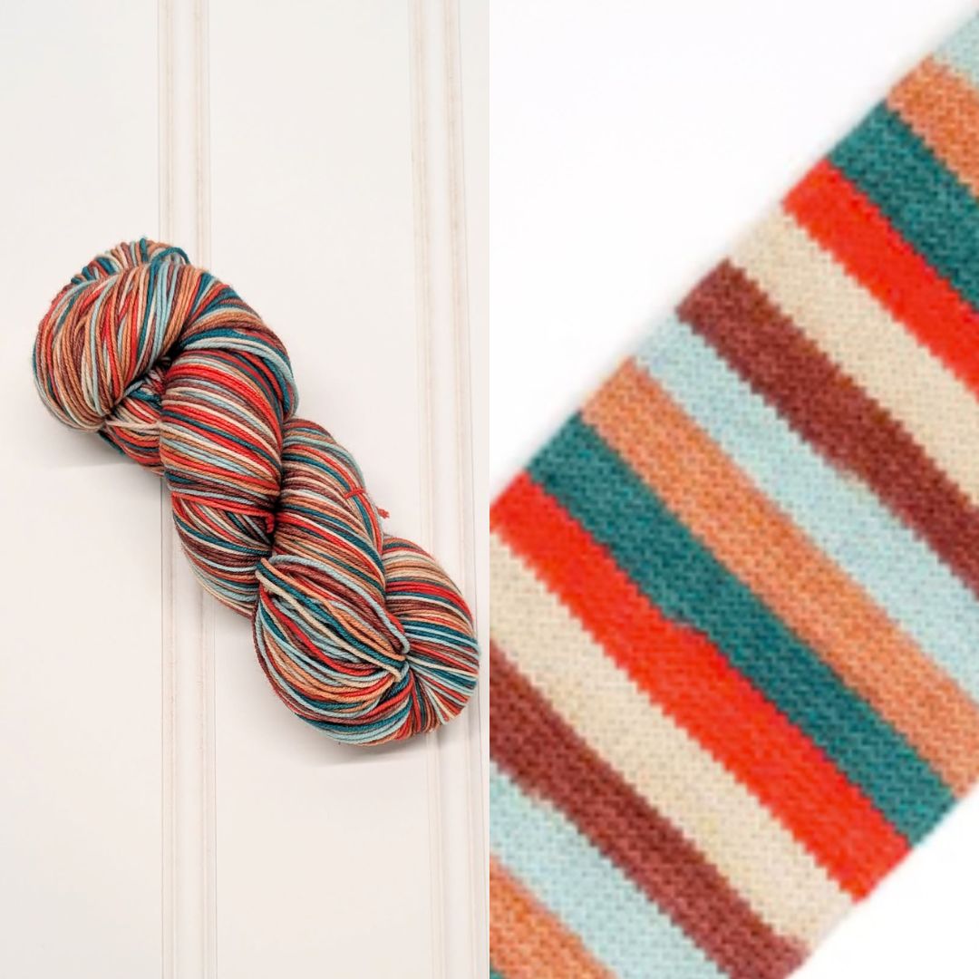 MudPunch | Self-Striping Sock Yarn
