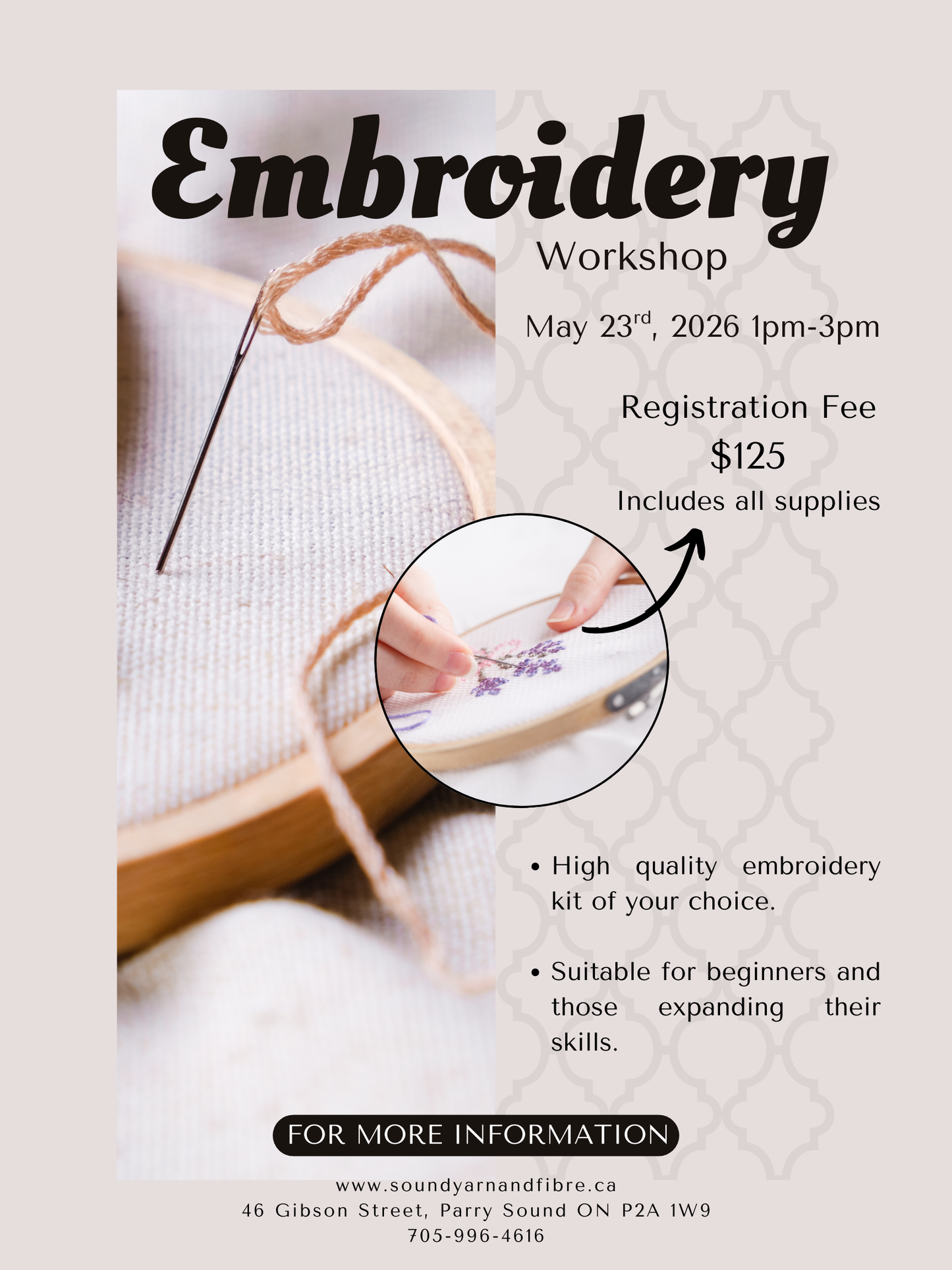 Embroidery Workshop