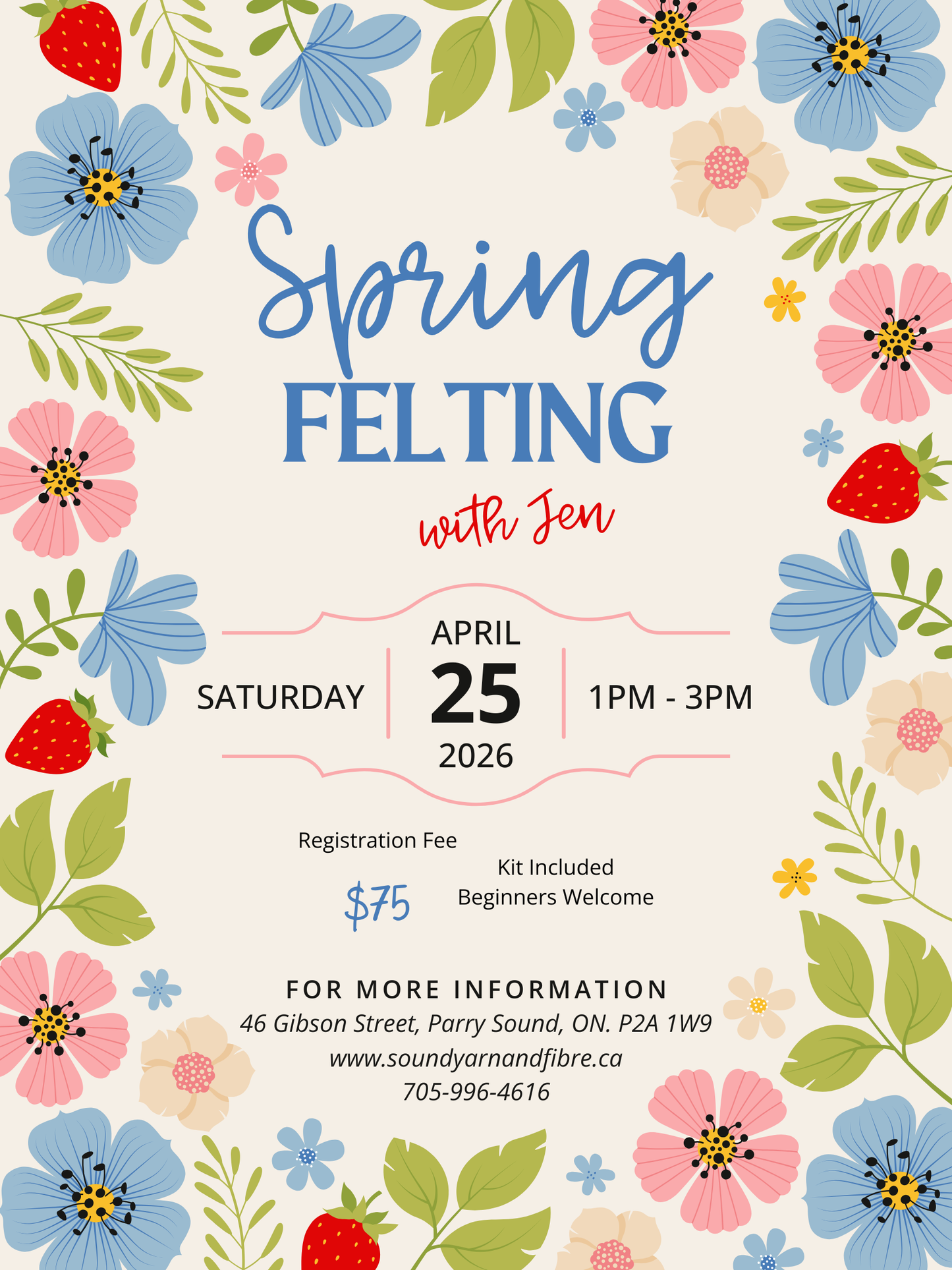 Spring Felting with Jen