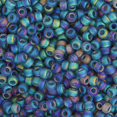 Miyuki Seed Bead 11/0 apx.22g Grey Transparent AB Matte