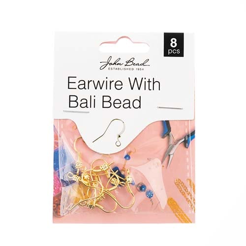 Must Have Findings - Earwire with Bali Bead