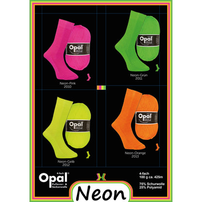 Opal Sock Neon Uni - 4ply