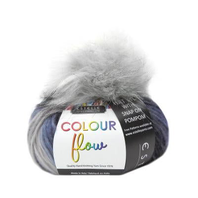 Estelle Yarns Color Flow Hat Kit with Pom Pom