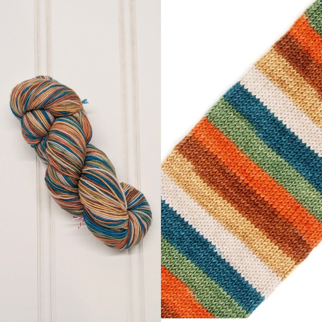 MudPunch | Self-Striping Sock Yarn