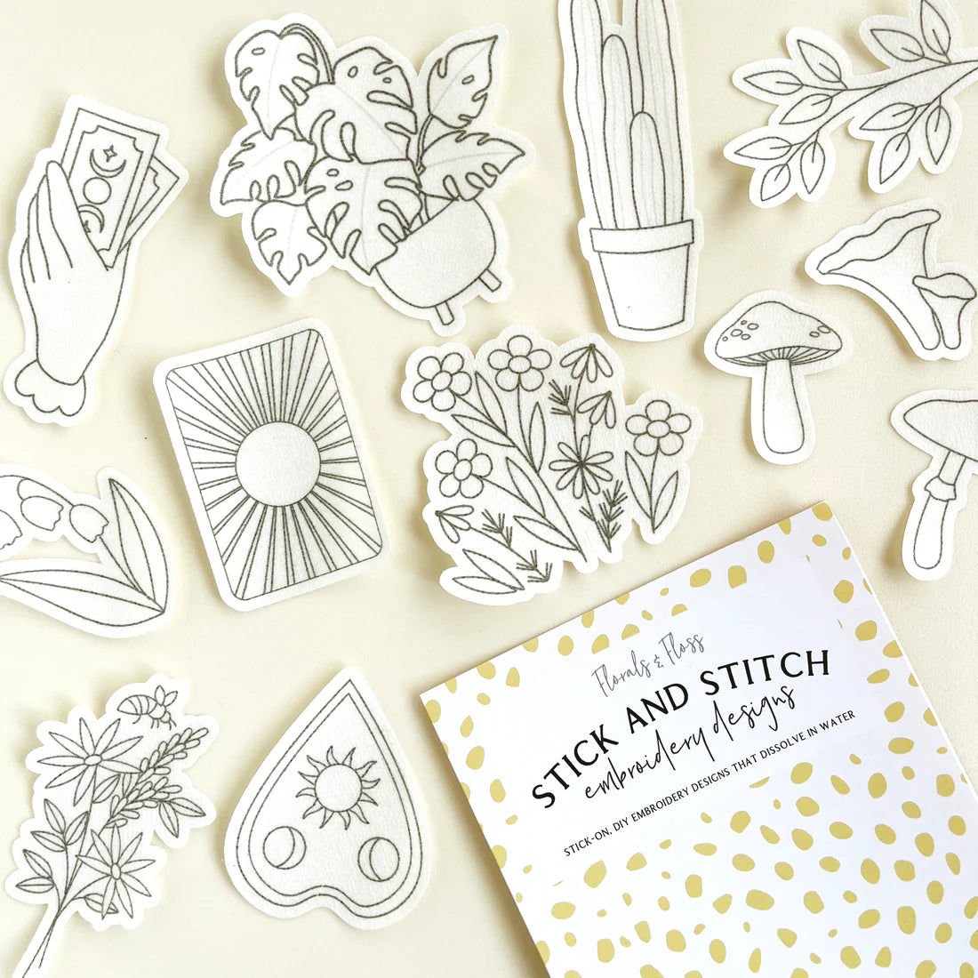 Florals and Floss Stick and Stitch Packs