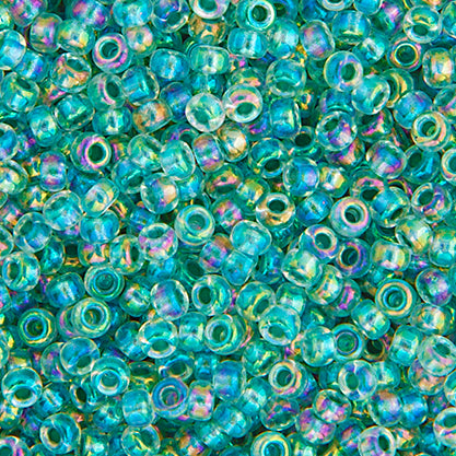 John Bead Miyuki Seed Beed 11/0, 22g Seagreen AB Lined