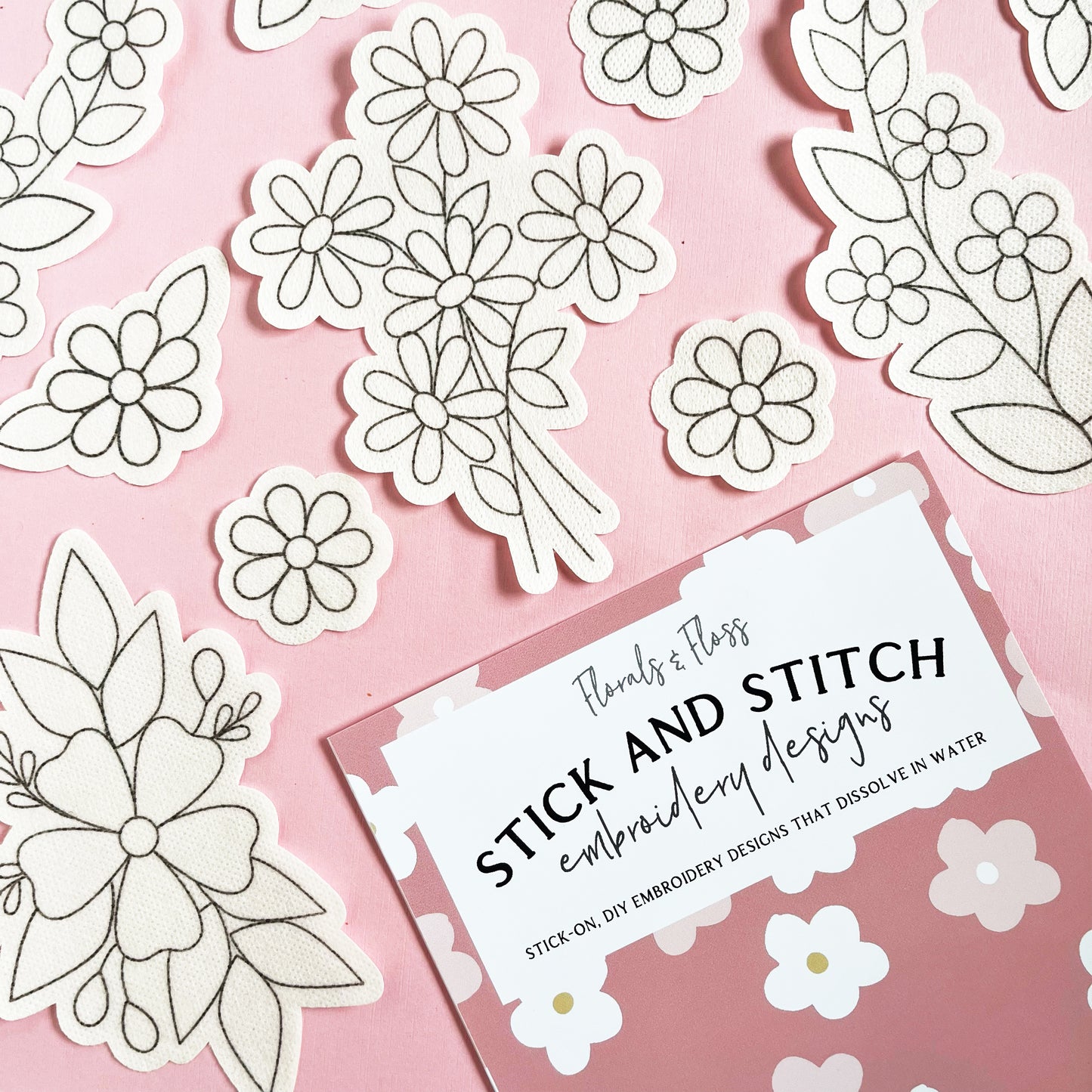 Florals and Floss Stick and Stitch Packs