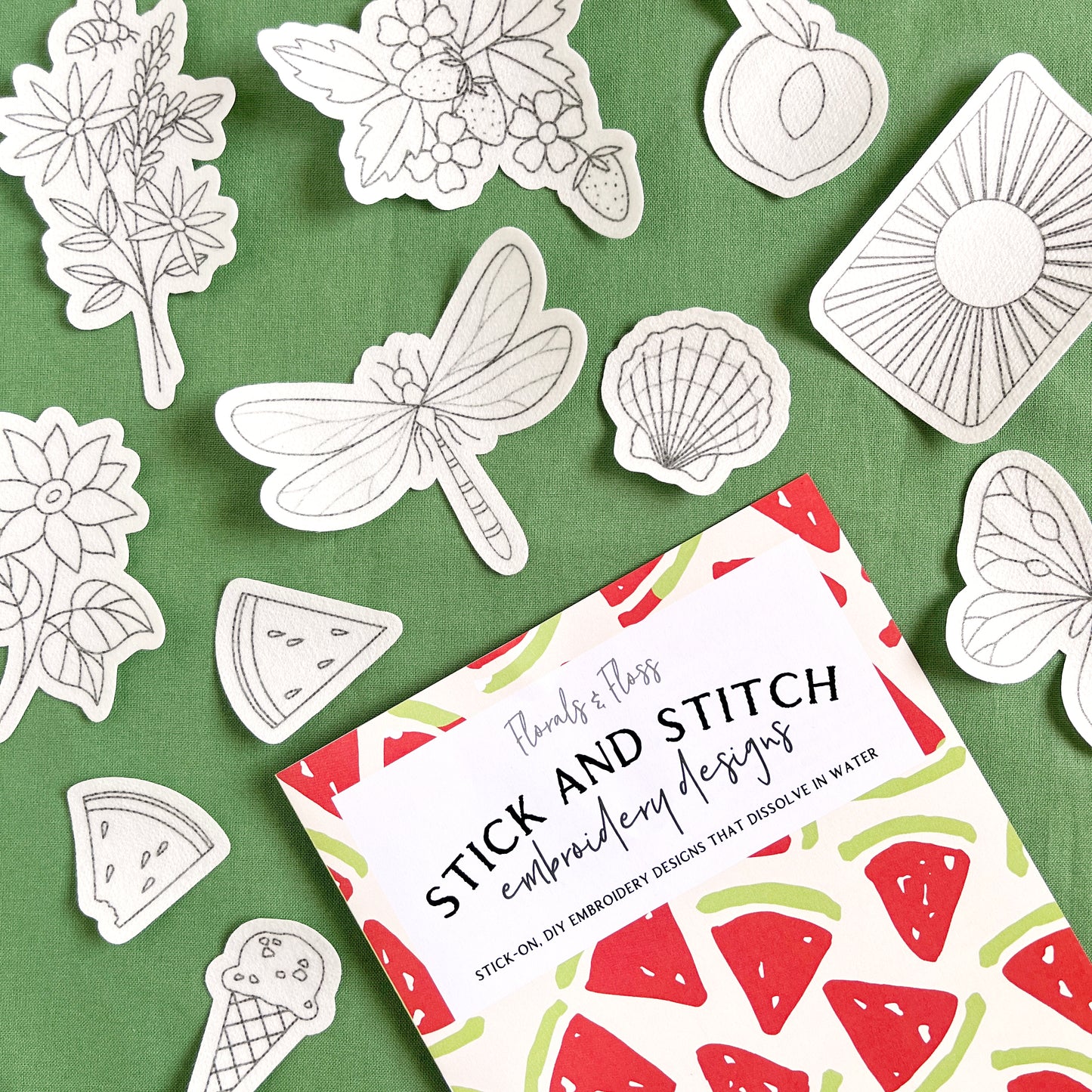 Florals and Floss Stick and Stitch Packs
