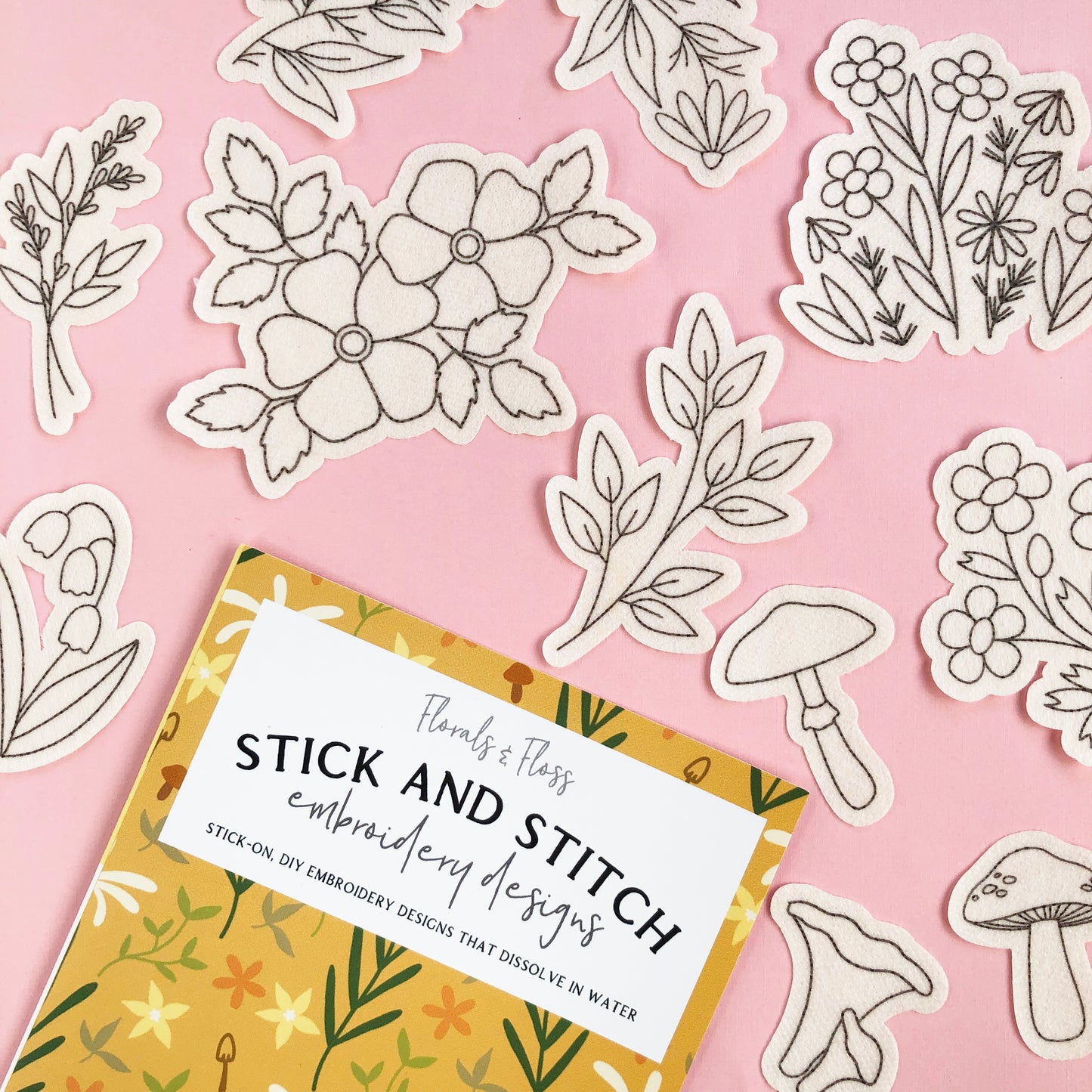 Florals and Floss Stick and Stitch Packs