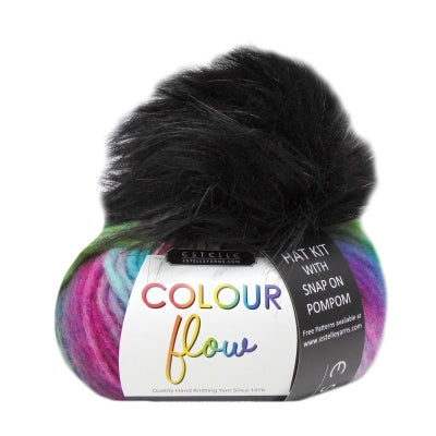 Estelle Yarns Color Flow Hat Kit with Pom Pom