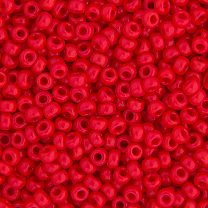 John Bead Miyuki Seed Beed 11/0, 22g Red Opaque