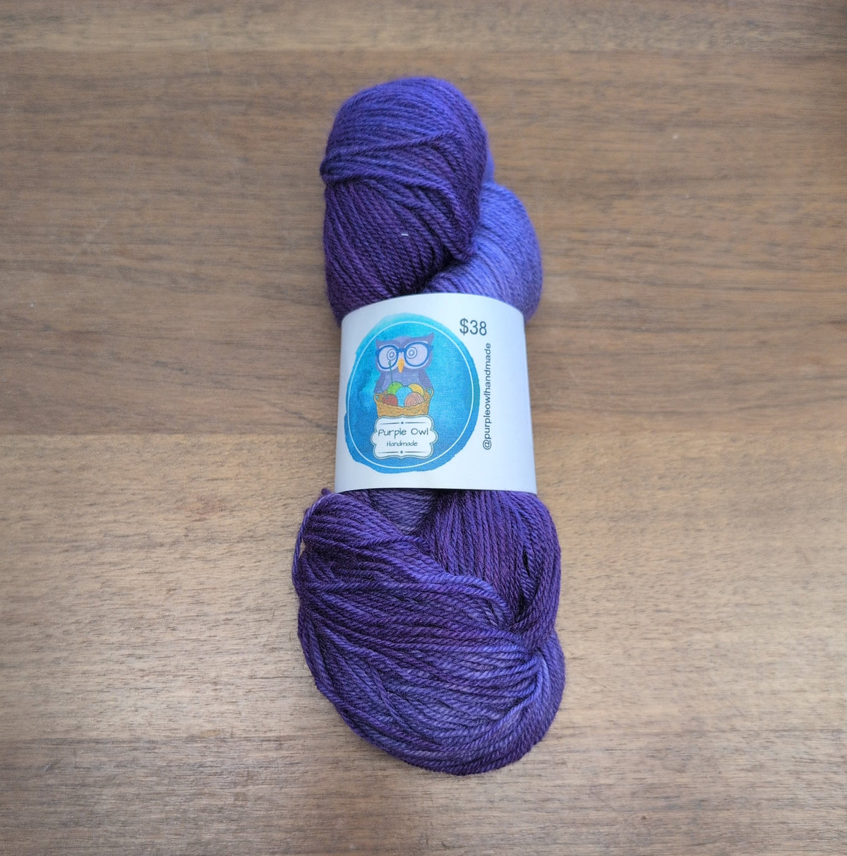 Purple Owl BFL Sock