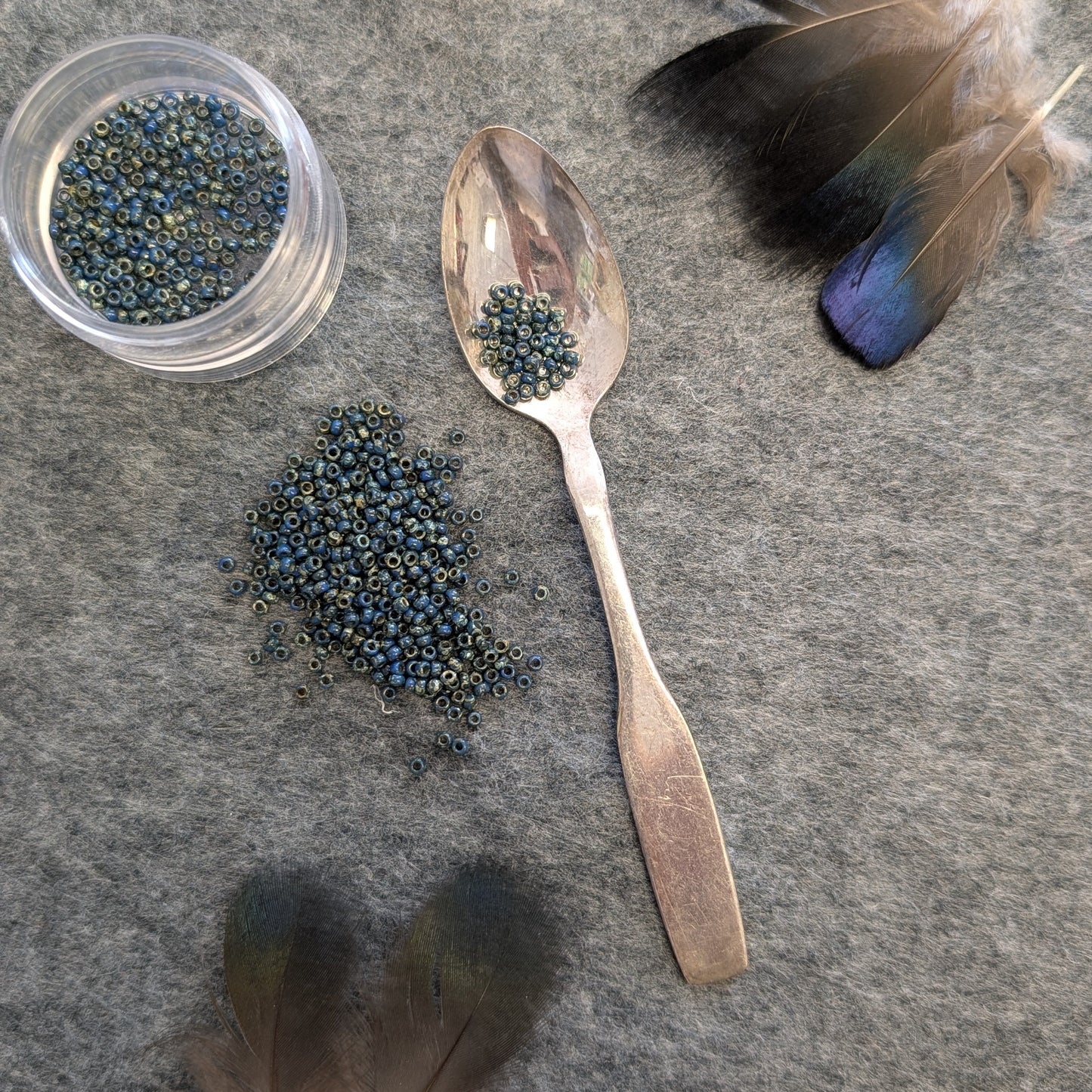 Antique Beading Spoons