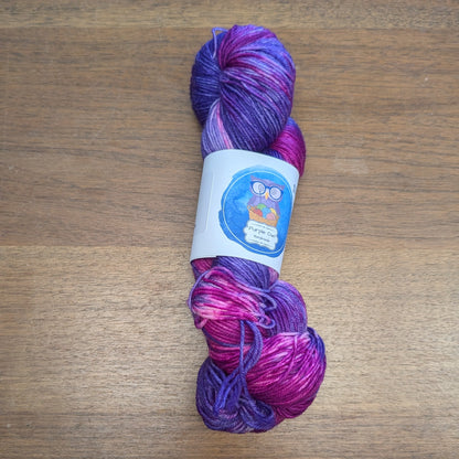 Purple Owl 80/20 Merino Sock