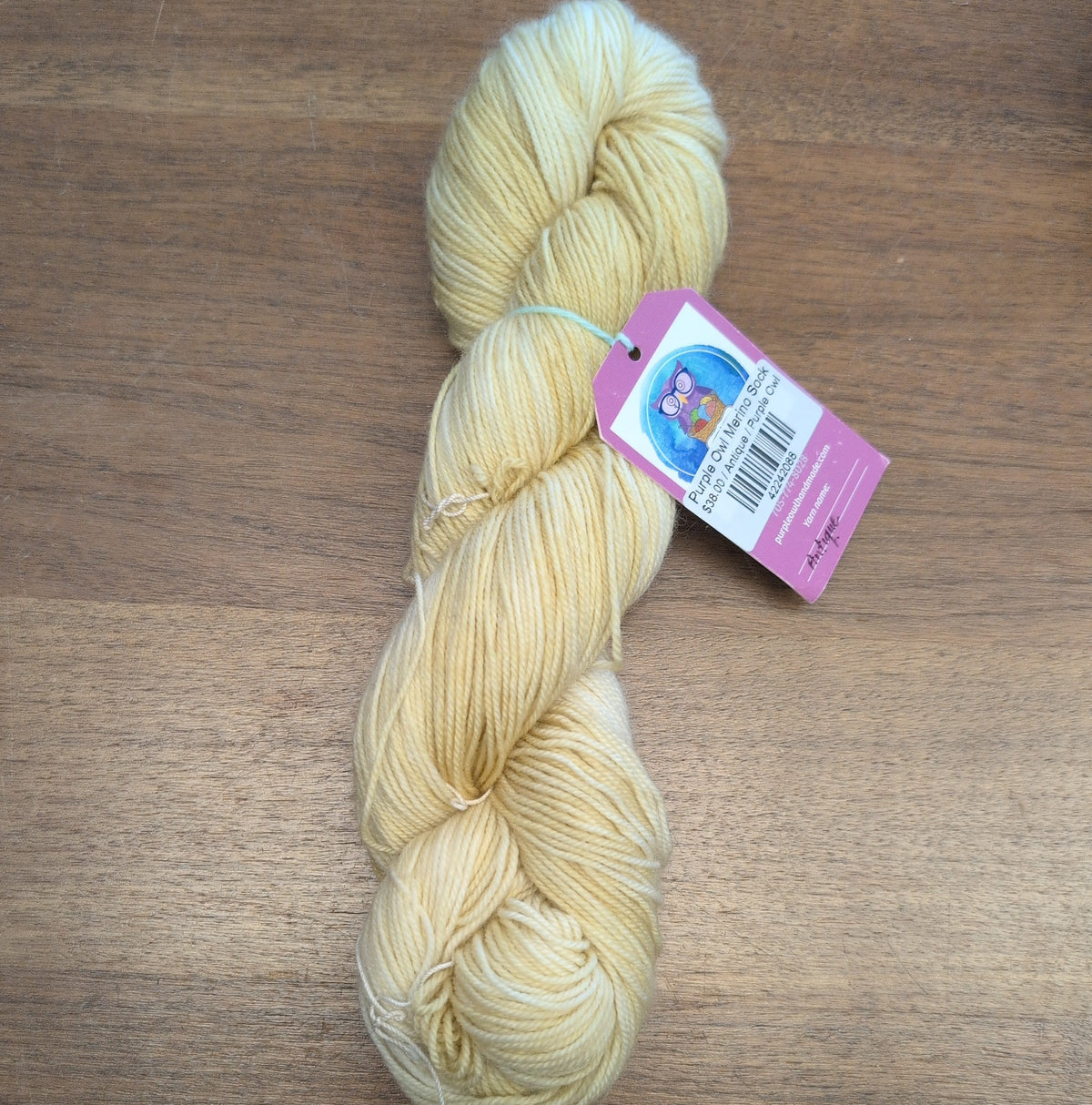 Purple Owl 80/20 Merino Sock