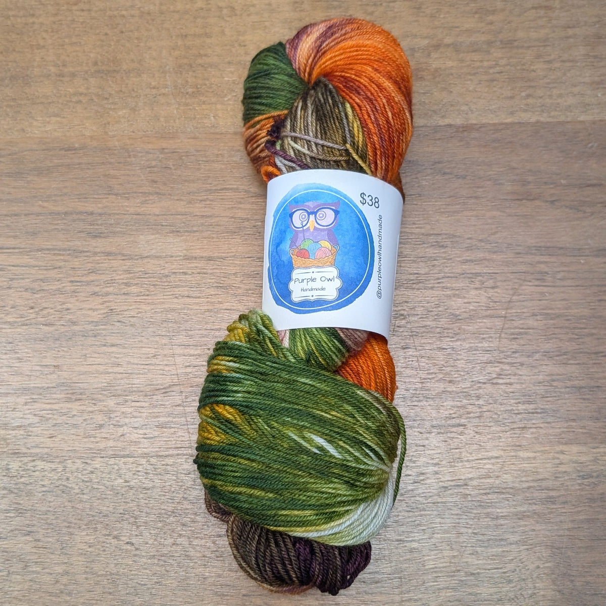 Purple Owl 80/20 Merino Sock