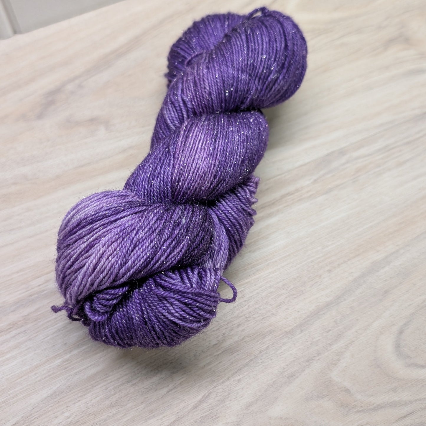 Purple Owl Sparkle Sock