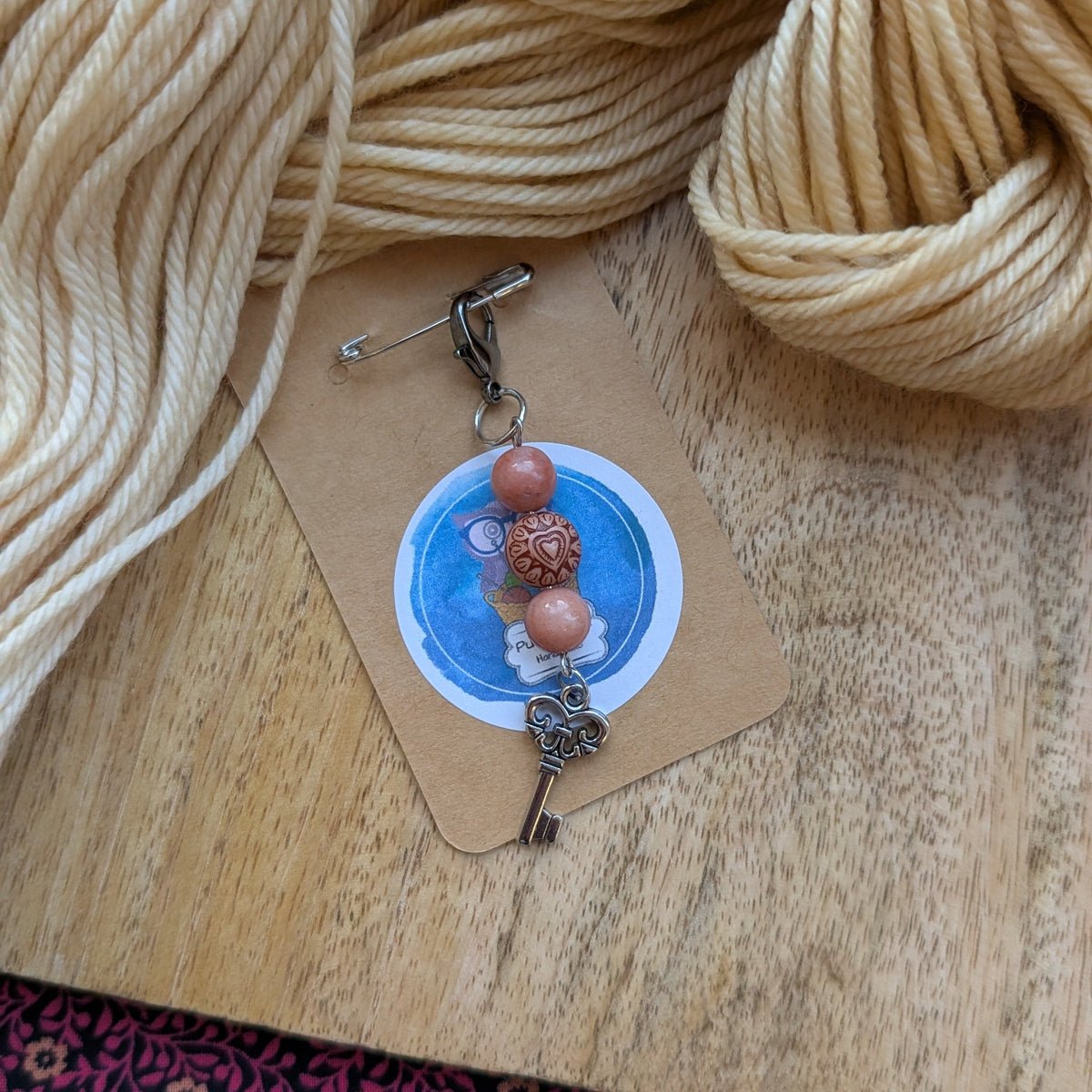 Purple Owl Handmade Stitch Markers