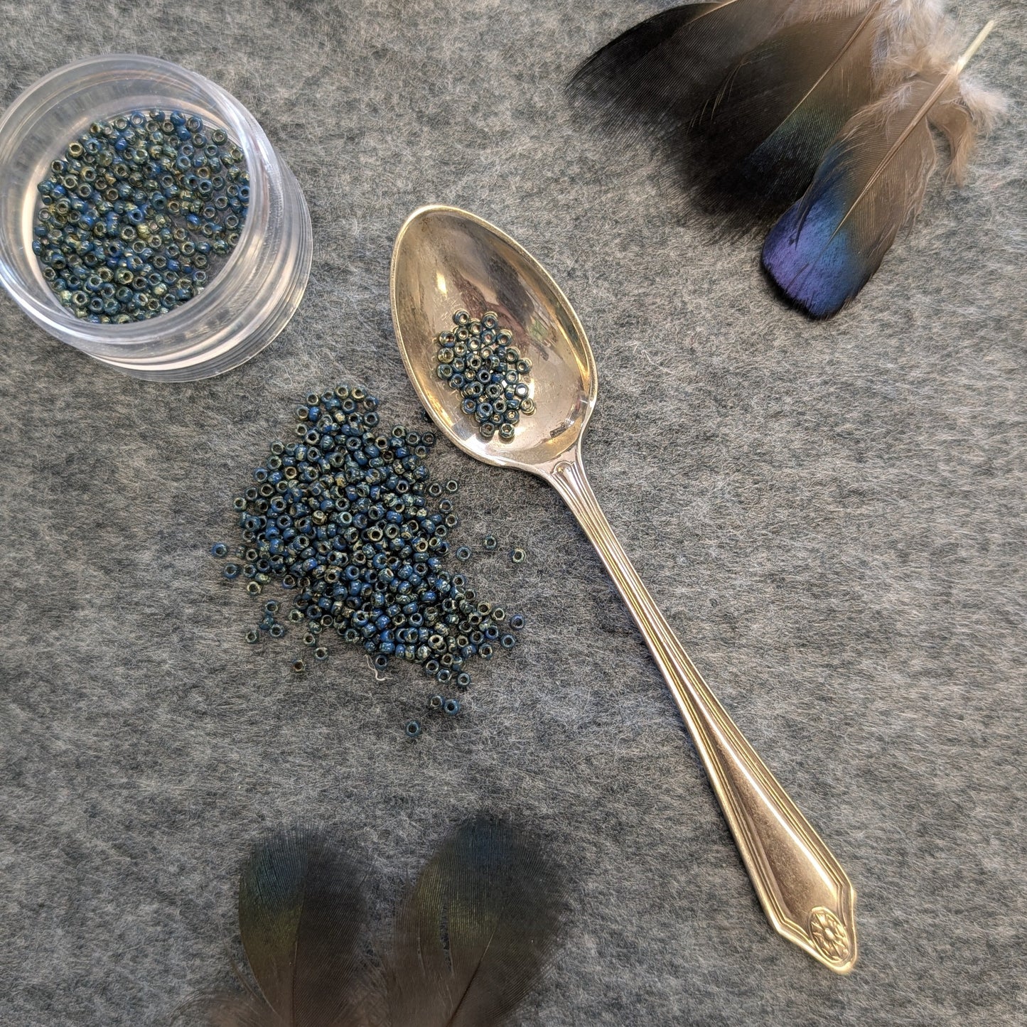 Antique Beading Spoons