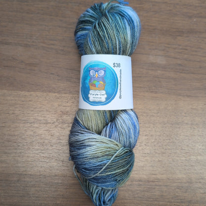 Purple Owl BFL Sock