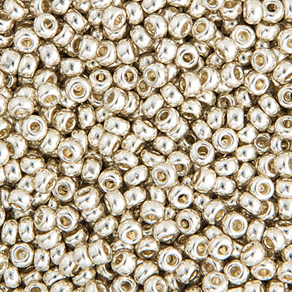 John Bead Miyuki Seed Beed 11/0, 22g Silver Galvanized