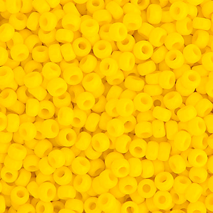 John Bead Miyuki Seed Beed 11/0, 22g Yellow Opaque